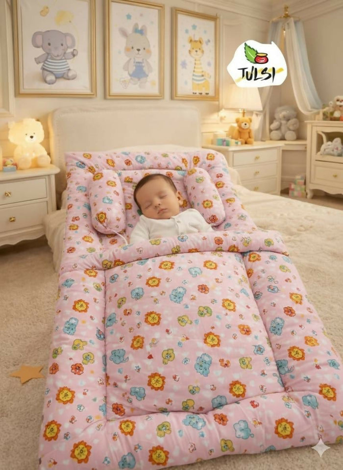 ALL NEW PURE COTTON New Born Kids Bedding Set – Premium Soft & Breathable Comfort