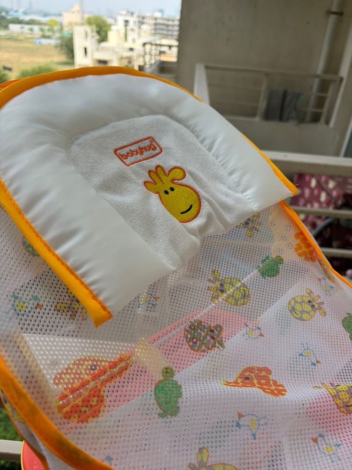 BABYHUG Bubble Joy Bather Animal Print- Yellow orange