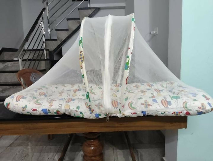 Gokulam Baby Bed with Mosquito Net – Safe, Cozy & Protected Sleeping Space