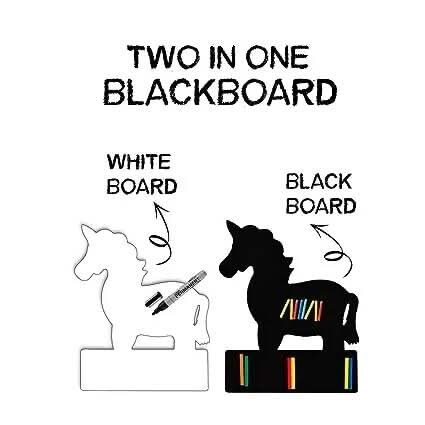 ILEARNNGROW Black Board Learning Board (Designs Available)