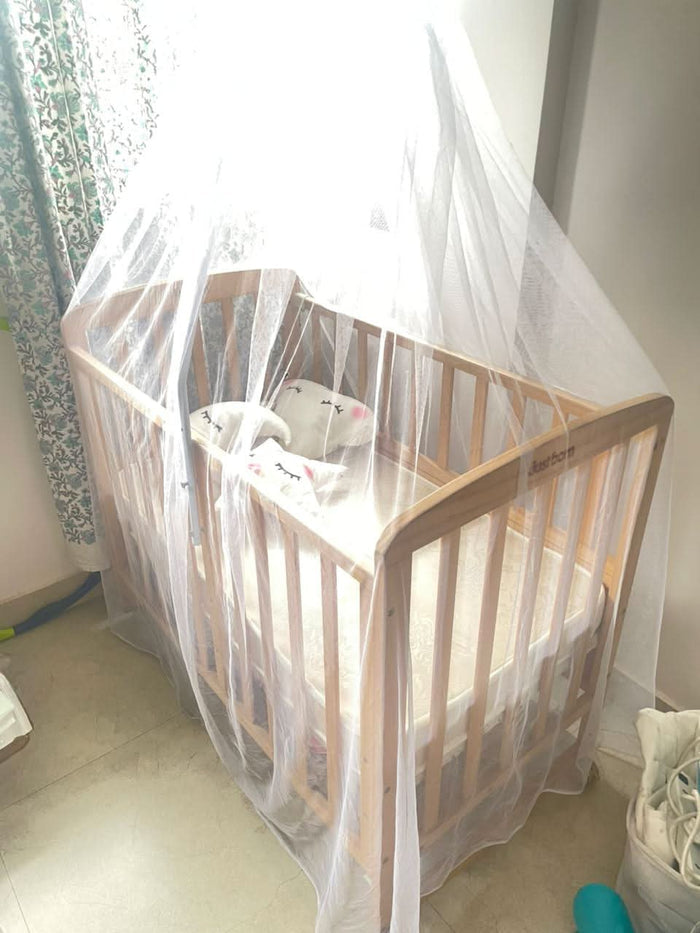 JUST BORN Crib/Cot for Babies,Dimensions:60*120*8 cm