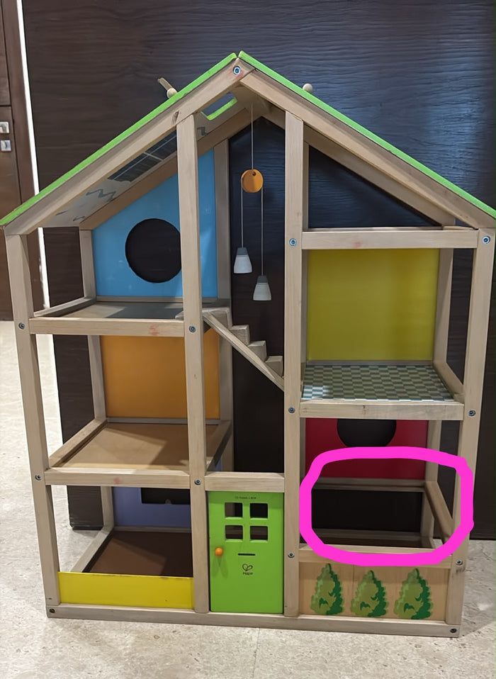 MELISSA & DOUG Hi-Rise Dollhouse and Furniture Set