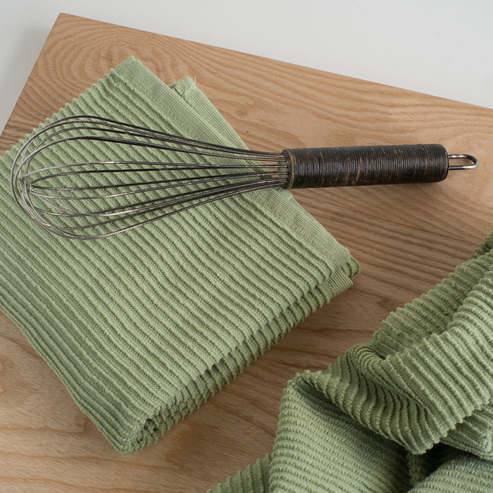 Ripple Sage Green Dishtowel