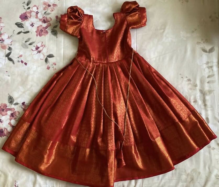 Traditional kanjeevaram dress - PyaraBaby