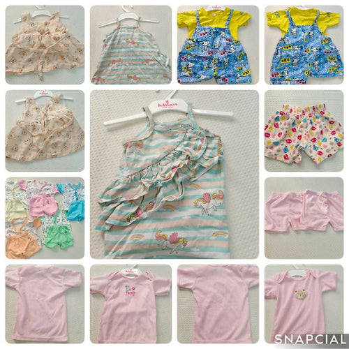 10-Piece Baby Girl Clothes Set – Soft, Comfortable & Adorable Outfits