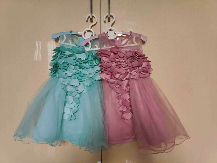 1st Birthday Beautiful Twin Dress/Frock For Baby Girl - PyaraBaby