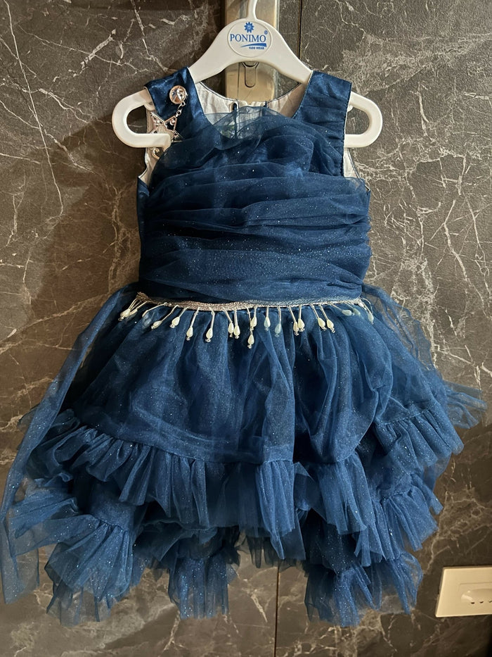 Fancy Frock(Dark Blue )