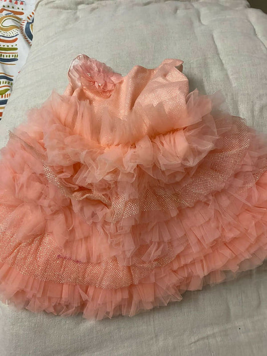Elevate your baby girl's style with our Partywear Frock/Dress collection, featuring stunning designs for every special occasion.