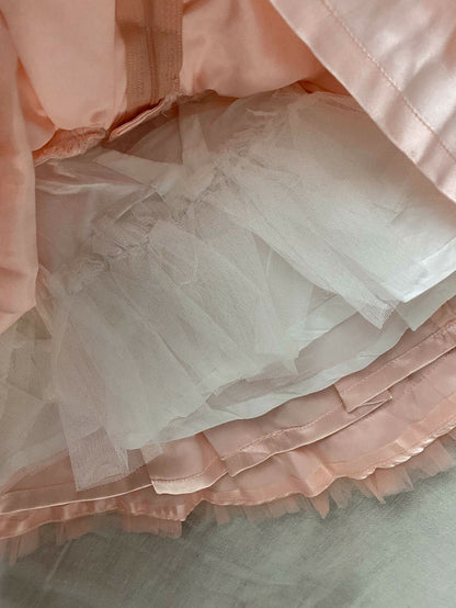 1st Birthday Peach Frock/Dress for Baby Girl - PyaraBaby