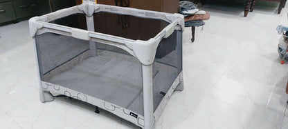 4MOMS Breeze Classic Portable Playard – Premium Comfort & Easy Setup for Babies