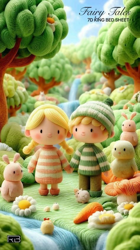 Kids in the forest