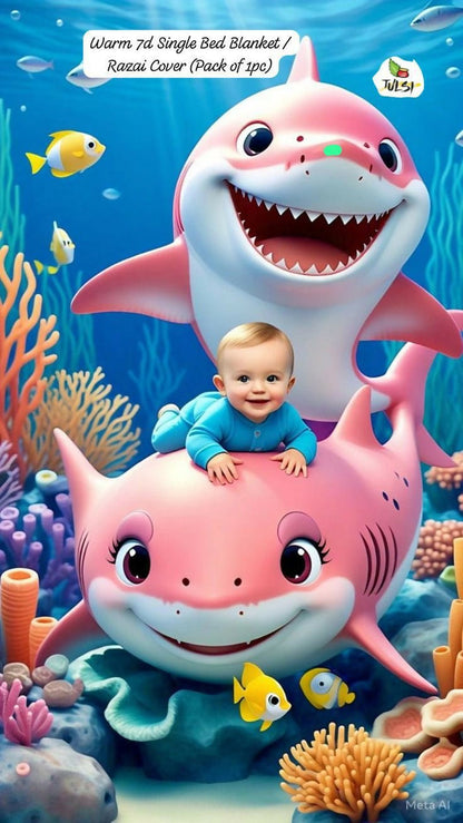 Baby on shark