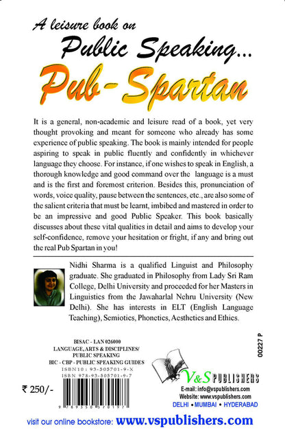 A Leisure Book On Public Speaking Pub Spartan