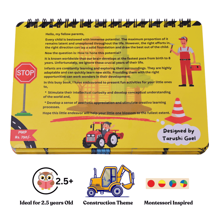 The activities help improve motor skills, cognitive skills, basic literacy, and memorization.