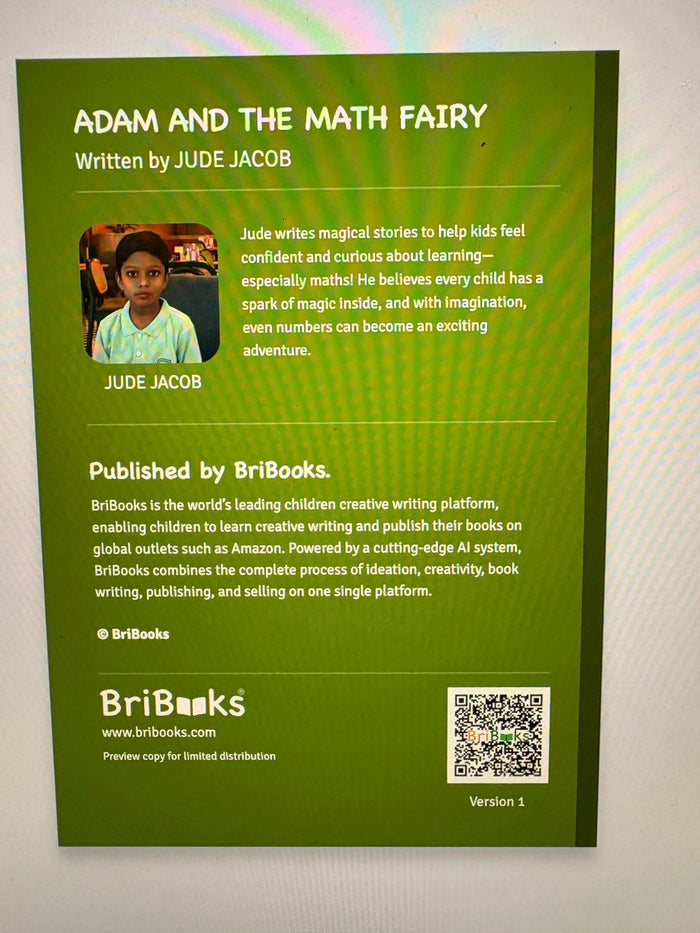 Adam and the Math Fairy Book – By Jude Jacob