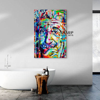 Albert Einstein Canvas Wall Art