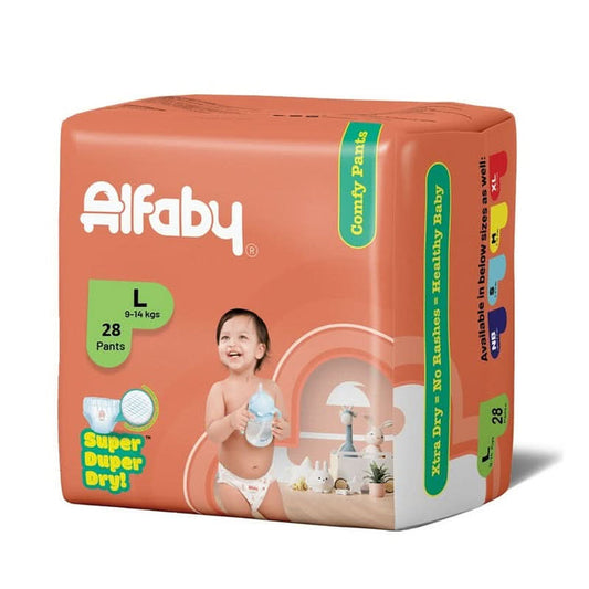 ALFABY Baby Diapers | Comfy pants - L (28 Pieces)