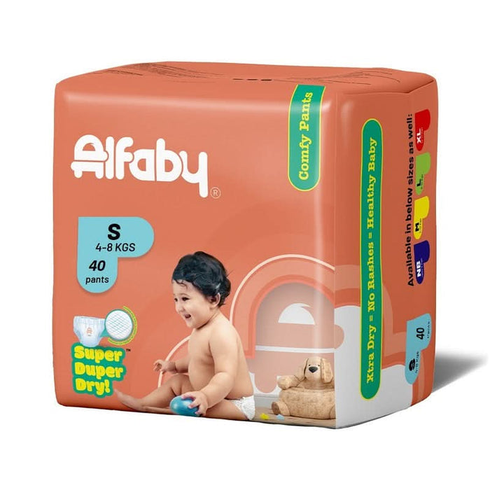 ALFABY Baby Diapers | Comfy pants - S (40 Pieces)