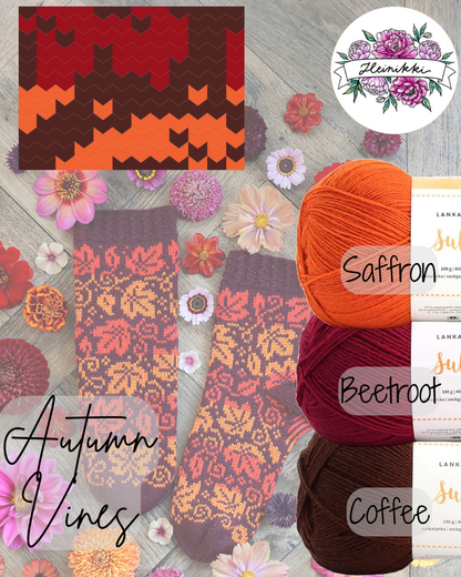 Autumn Vines Sock Yarn Bundle