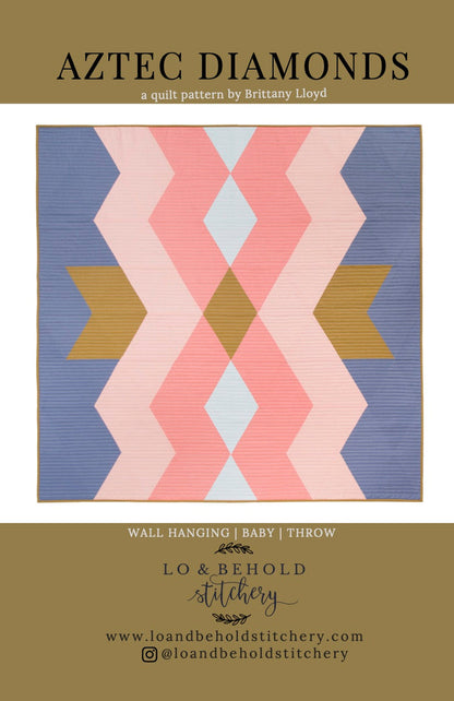 Aztec Diamonds Quilt Pattern