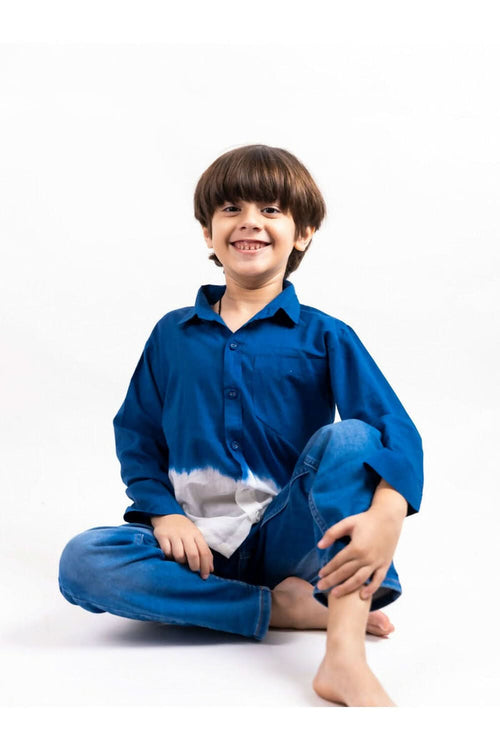 Azure Dreams Boy's Shirt - PyaraBaby