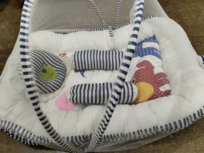 Baby Bed with Mosquito Net - PyaraBaby