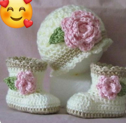 Booties  with Cap