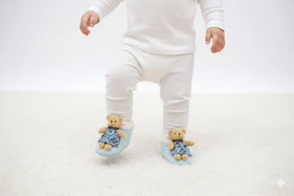 Baby booties cozy and comfortable