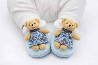 Baby booties cozy and comfortable