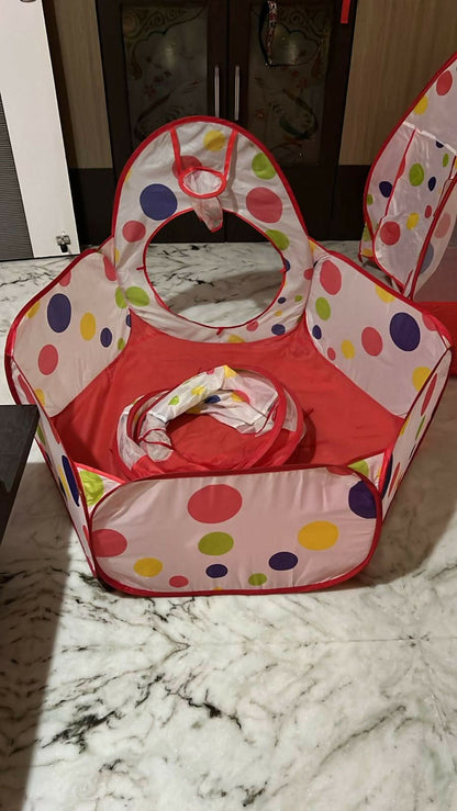 BABY BUCKET Tent House, Lightweight & Durable Playhouse for Kids, Easy Setup for Indoor & Outdoor Fun.
