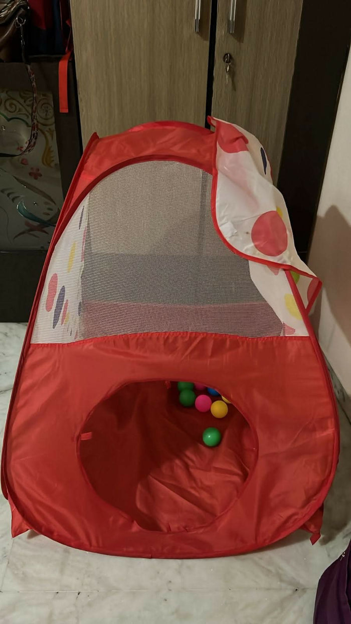 BABY BUCKET Tent House, Lightweight & Durable Playhouse for Kids, Easy Setup for Indoor & Outdoor Fun.