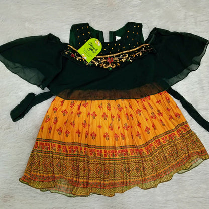 Baby girls ethnic wear frock - PyaraBaby