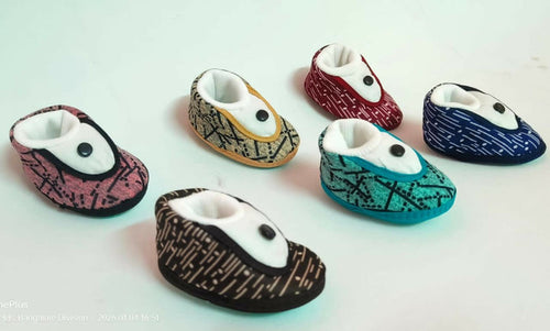 Baby Shoes in Soft Fabric – Gift Box (Set of 6)