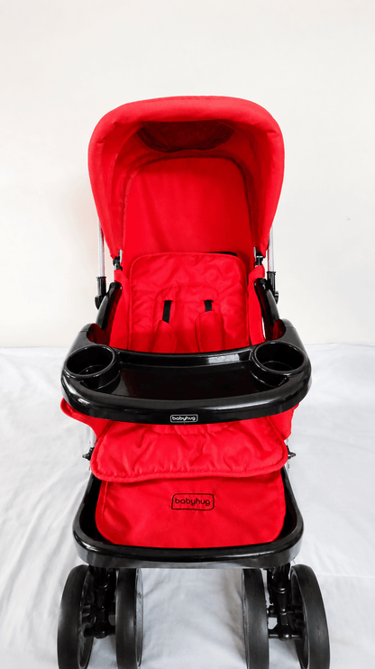 BABYHUG 2 In 1 Rock And Roll Stroller Rocker Reversible Handle Pram