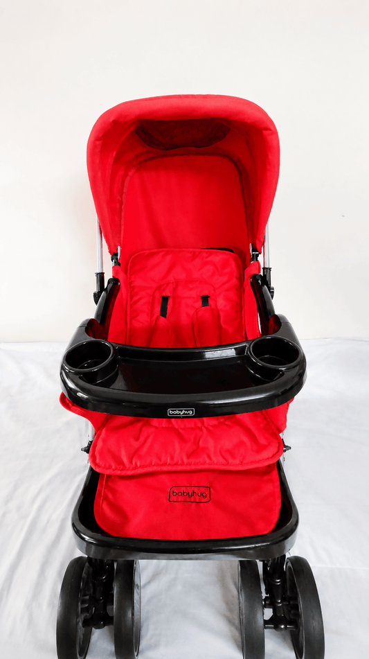 BABYHUG 2 In 1 Rock And Roll Stroller Rocker Reversible Handle Pram