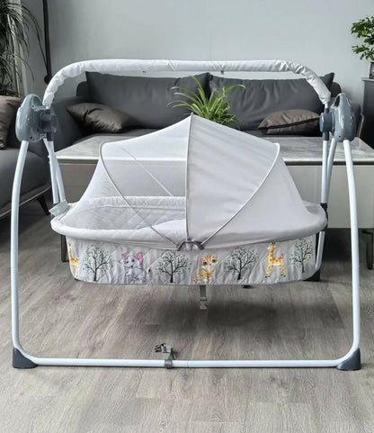 Baby hug swing cradle with remote