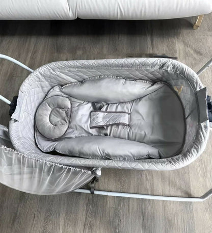 Baby hug swing cradle with remote