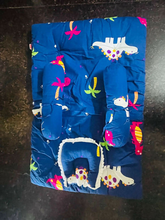 Ensure your baby's comfort with BABYHUG Bedding with Pillow. Perfect for a cozy and restful sleep, this bedding set combines soft fabrics with a supportive pillow for a great night's rest.