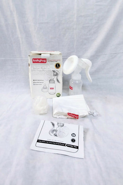 Babyhug Manual Pump with Bottle – Brand New Set