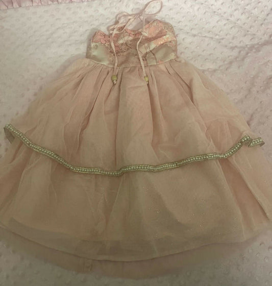 Make her shine like a princess with the BABYOYE Kids Long Frock/Dress for Girls - a perfect blend of style, comfort, and charm!