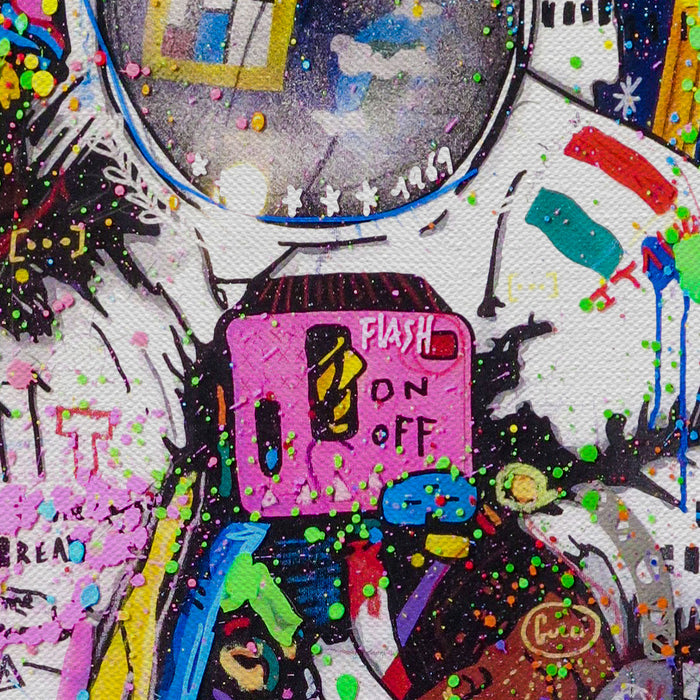 Banksy Astronaut Canvas Wall Art