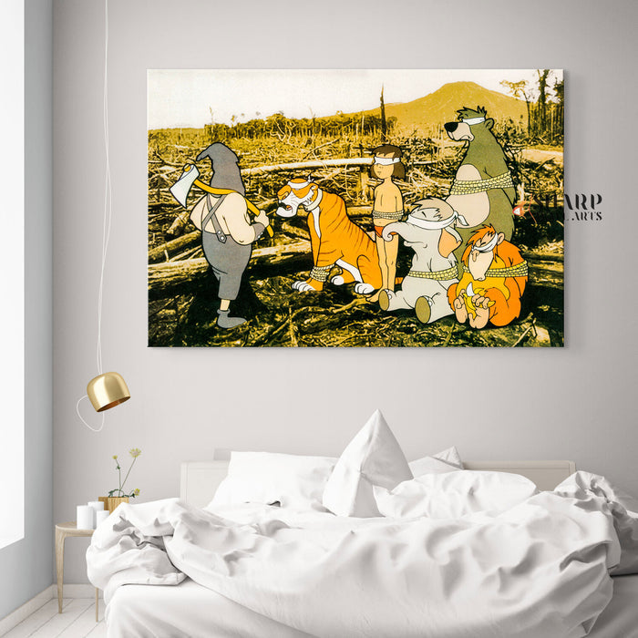 Banksy Save or Delete Greenpeace Canvas Wall Art