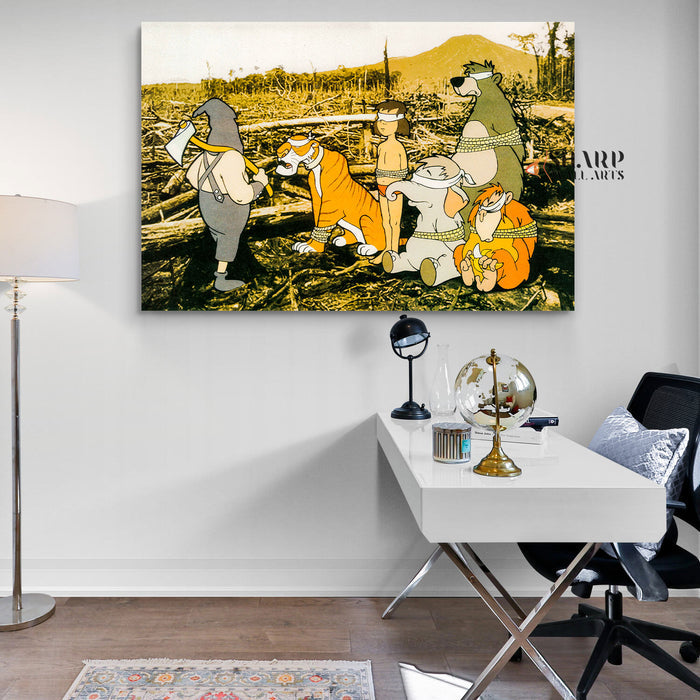 Banksy Save or Delete Greenpeace Canvas Wall Art