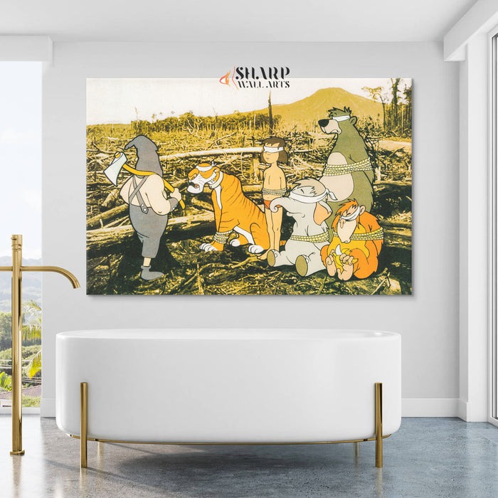 Banksy Save or Delete Greenpeace Canvas Wall Art