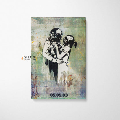 Banksy Think Tank Canvas Wall Art - SharpWallArts