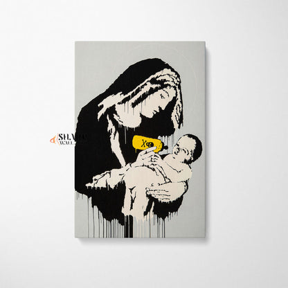 Banksy Toxic Mary Canvas Wall Art