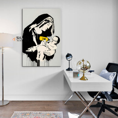 Banksy Toxic Mary Canvas Wall Art