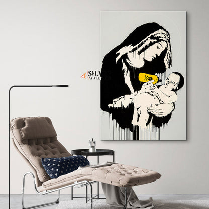 Banksy Toxic Mary Canvas Wall Art