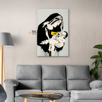 Banksy Toxic Mary Canvas Wall Art