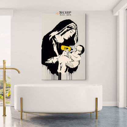 Banksy Toxic Mary Canvas Wall Art